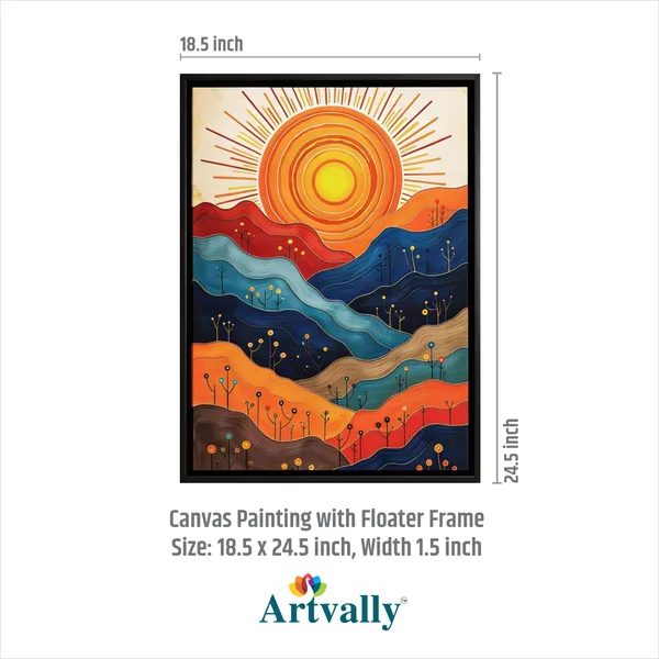 Golden_Sun_Abstract_Mountain_Landscape_Canvas_Painting