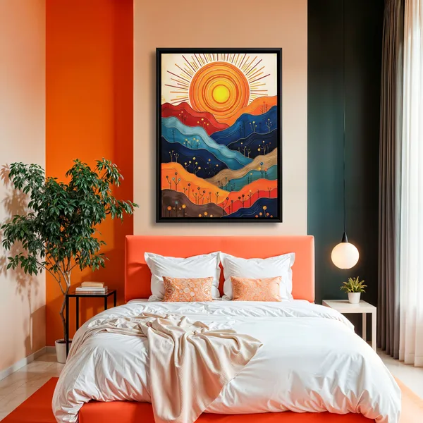 Golden_Sun_Abstract_Mountain_Landscape_Canvas_Painting