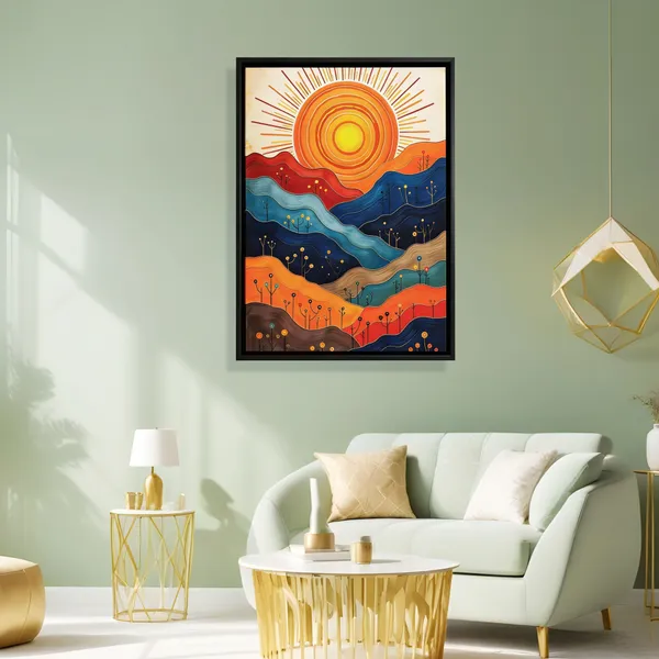 Golden_Sun_Abstract_Mountain_Landscape_Canvas_Painting