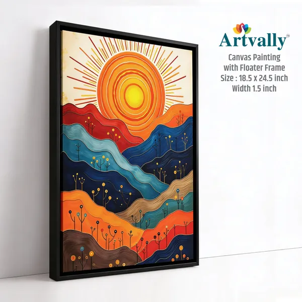 Golden_Sun_Abstract_Mountain_Landscape_Canvas_Painting