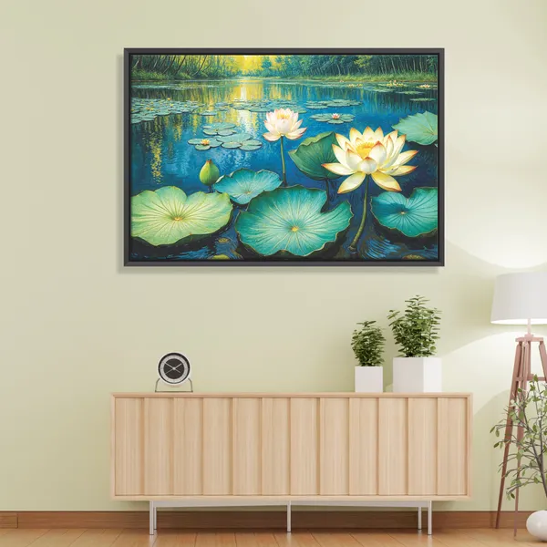 Peaceful_Lotus_Lake_Canvas_Painting
