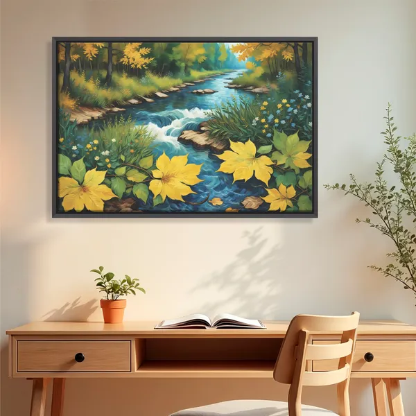 River_Landscape_Canvas_Wall_Painting