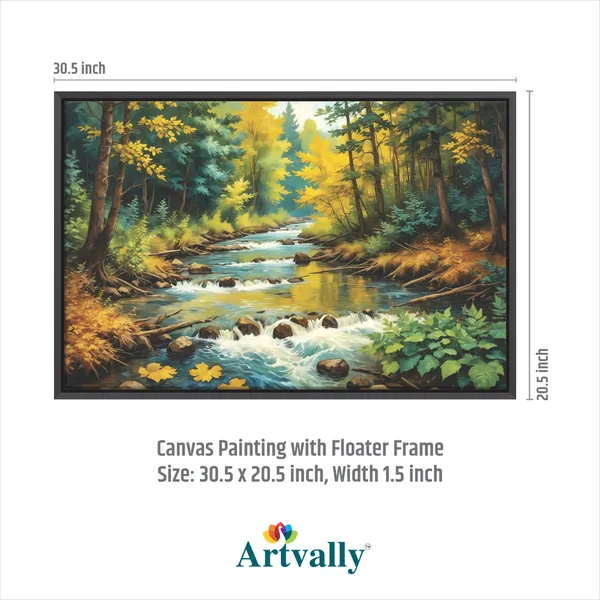River_Landscape_Canvas_Wall_Painting
