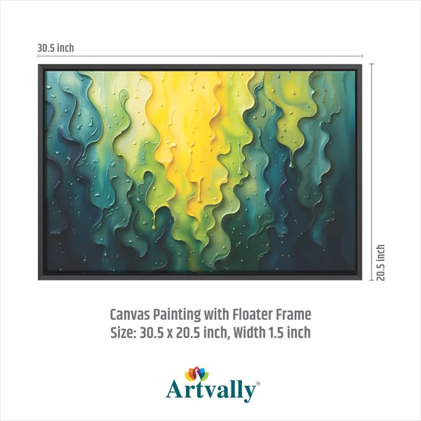 Abstract_Teal_&_Golden_Flow_Canvas_Painting