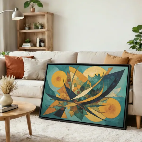 Teal_&_Gold_Modern_Abstract_Geometric_Canvas_Painting