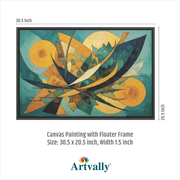 Teal_&_Gold_Modern_Abstract_Geometric_Canvas_Painting