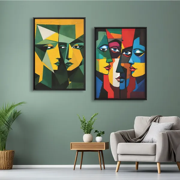 Contemporary_Abstract_Faces_Portrait_Canvas_Wall_Painting