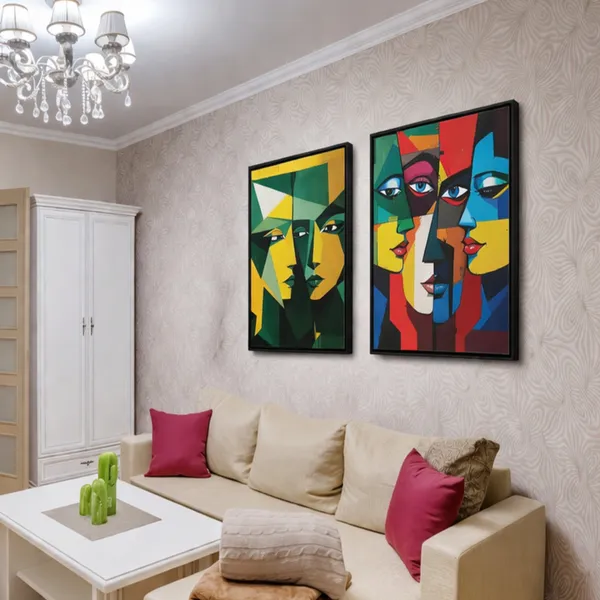 Contemporary_Abstract_Faces_Portrait_Canvas_Wall_Painting