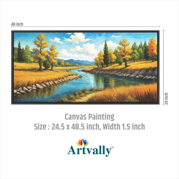 Golden_Autumn_River_Landscape_Canvas_Wall_Painting