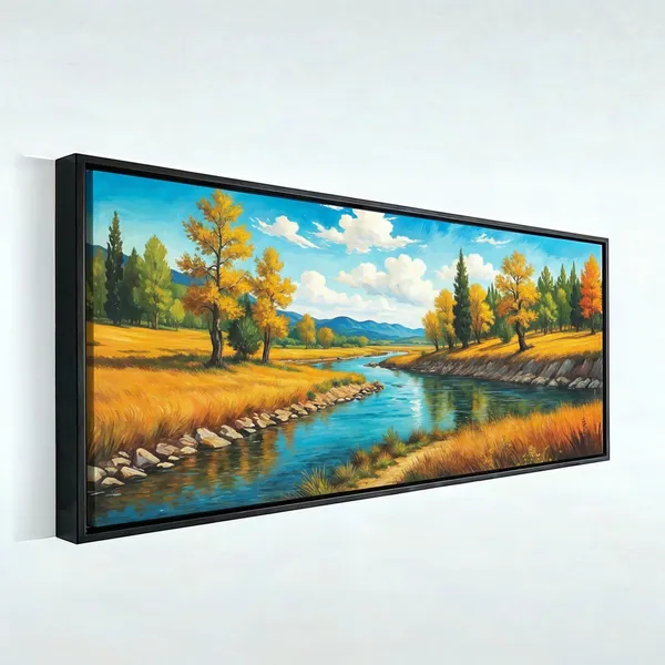 Golden_Autumn_River_Landscape_Canvas_Wall_Painting