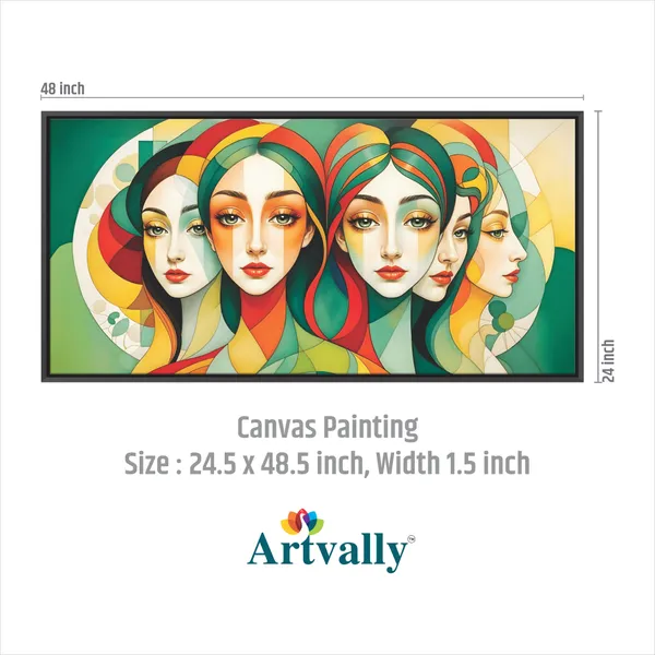 Modern_Abstract_Feminine_Faces_Framed_Canvas_Wall_Painting