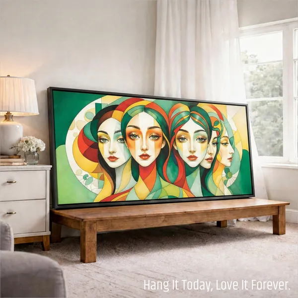 Modern_Abstract_Feminine_Faces_Framed_Canvas_Wall_Painting