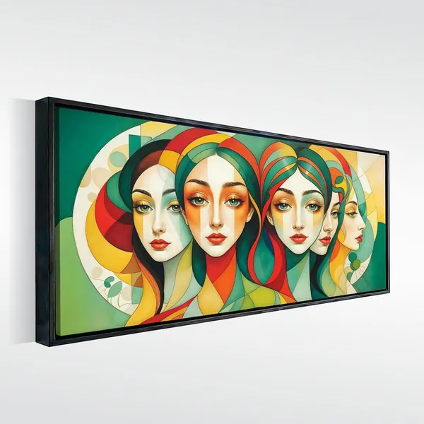Modern_Abstract_Feminine_Faces_Framed_Canvas_Wall_Painting