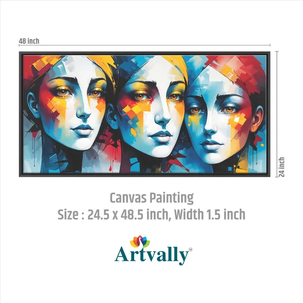 Modern_Women_Portraits_Abstract_Canvas_Wall_Painting