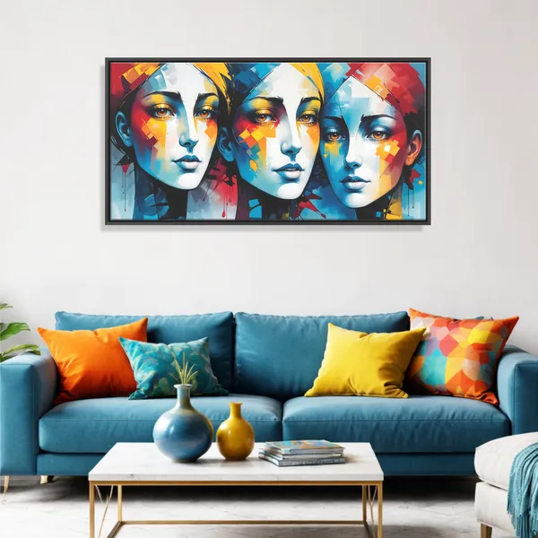 Modern_Women_Portraits_Abstract_Canvas_Wall_Painting