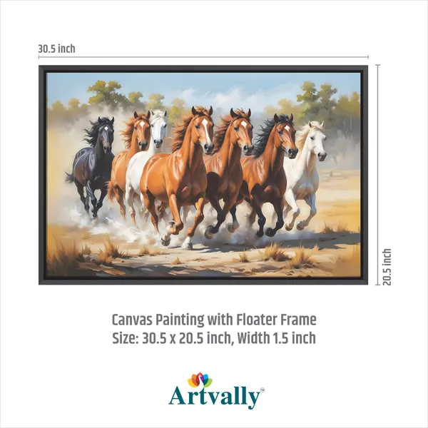 Majestic_Running_Seven_Horses_Canvas_Painting