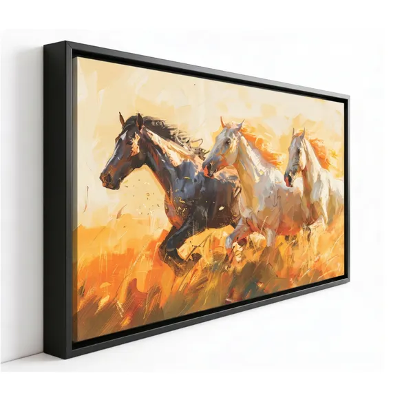 Freedom_Run_Horse_Framed_Canvas_Painting