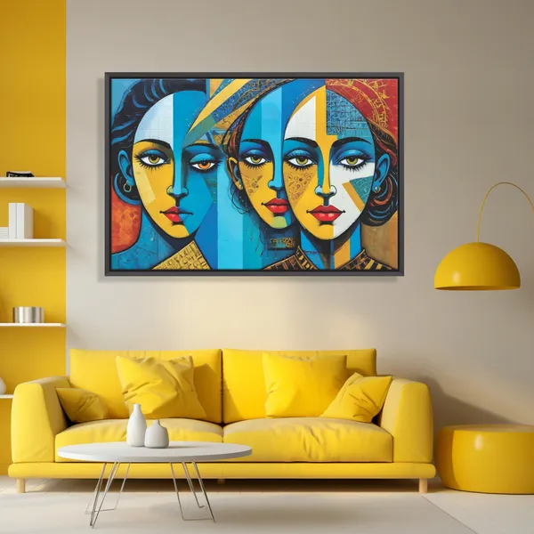 Modern_Tribal_Women_Abstract_Canvas_Painting
