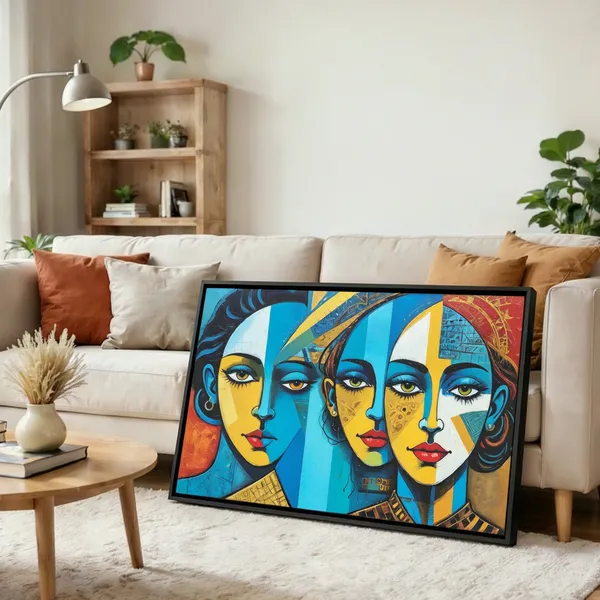 Modern_Tribal_Women_Abstract_Canvas_Painting