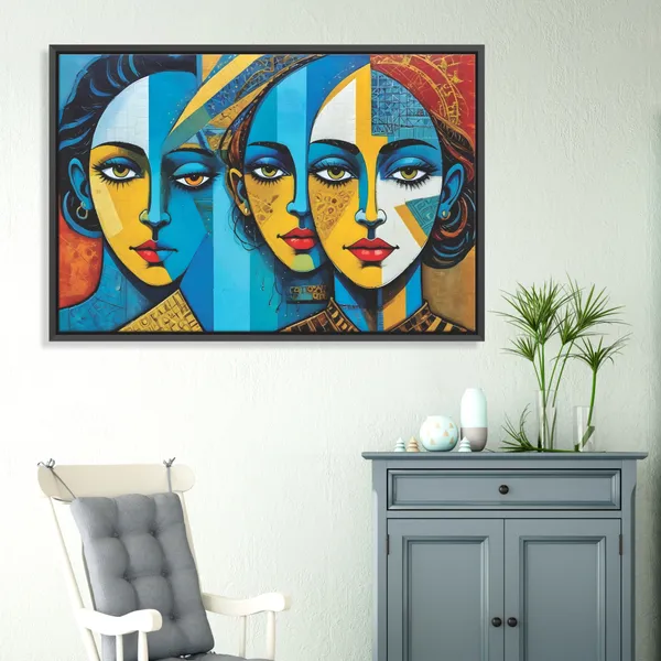 Modern_Tribal_Women_Abstract_Canvas_Painting