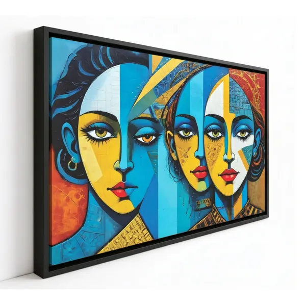 Modern_Tribal_Women_Abstract_Canvas_Painting