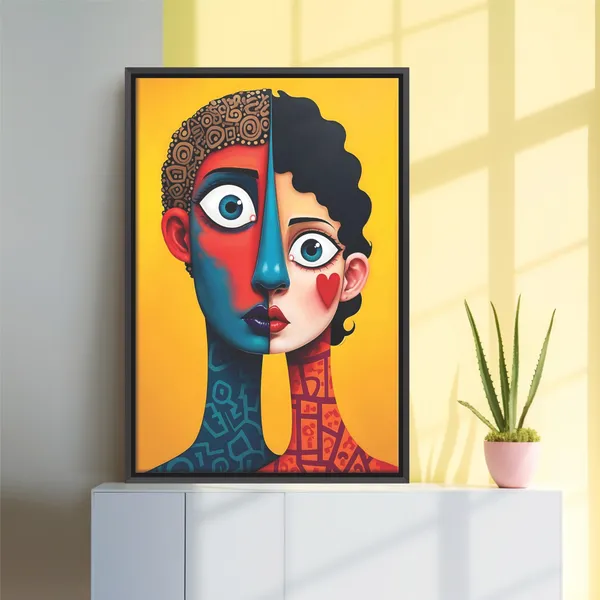Modern_Abstract_Man_&_Woman_Face_Canvas_Painting