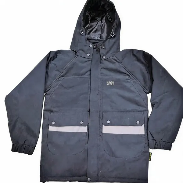 Grey_Polyester_Hooded_Jacket_For_Men