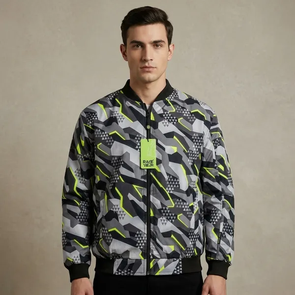 Grey_Polyester_Geometric_Print_Full_Zip_Jacket_For_Men