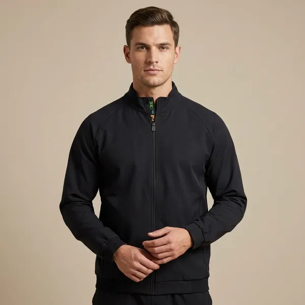 Black_Polyester_Full_Sleeve_Zip_Up_Jacket_For_Men