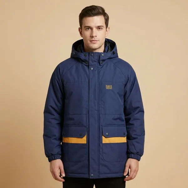 Navy_Polyester_Hooded_Front_Zip_Jacket_For_Men