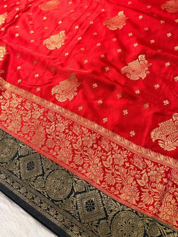 Sindoor_Red_Satin_Banarasi_Saree