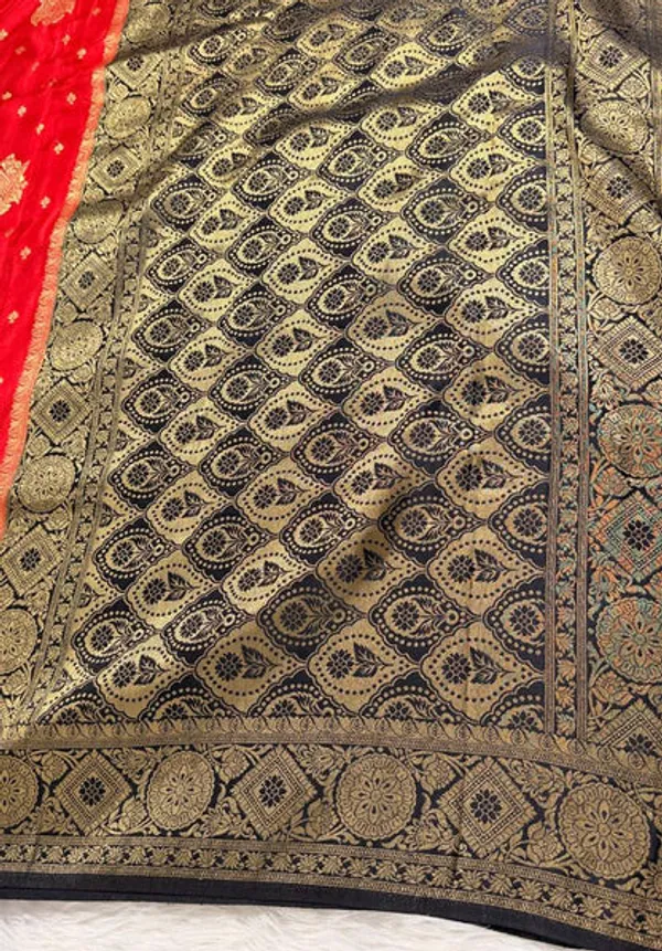 Sindoor_Red_Satin_Banarasi_Saree