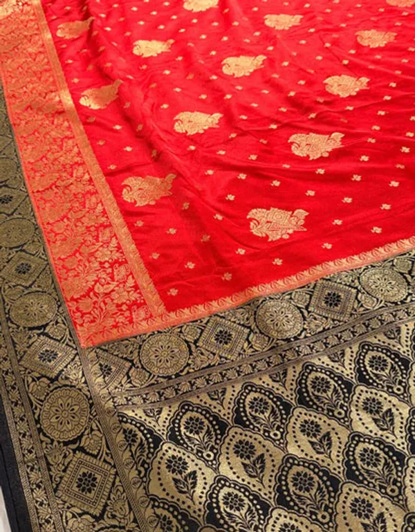 Sindoor_Red_Satin_Banarasi_Saree