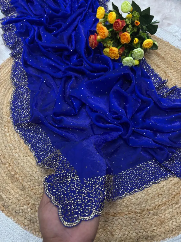 Royal_Blue_Embellished_Fancy_Saree