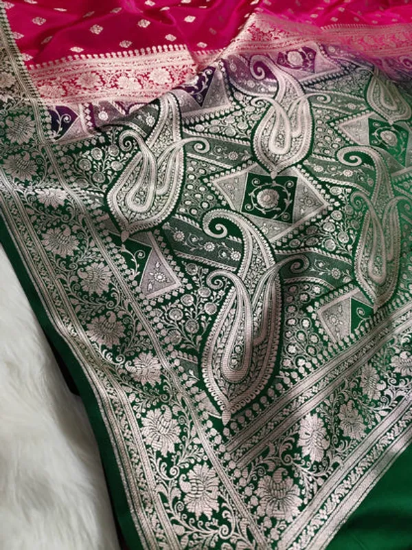 Rani_Pink_Mashru_Banarasi_Saree