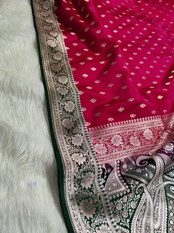 Rani_Pink_Mashru_Banarasi_Saree