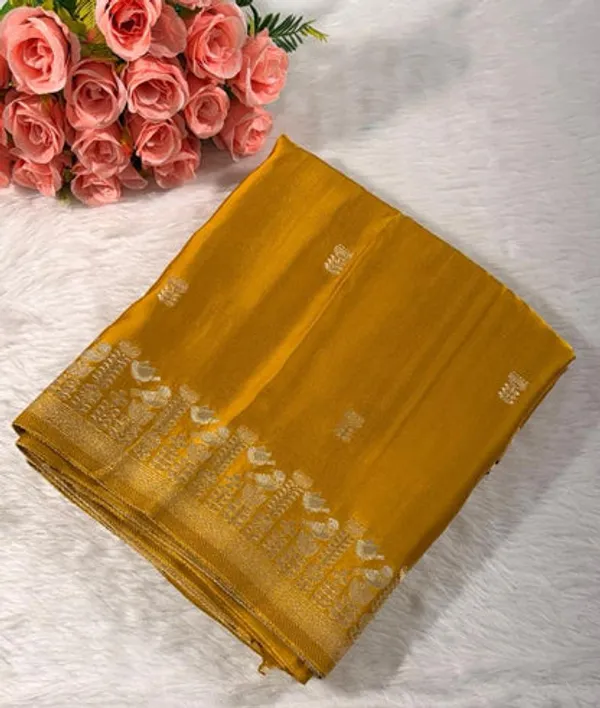 Gold_Satin_Banarasi_Saree