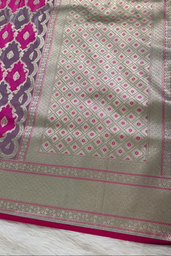 Pink_Rangkat_Mashru_Banarasi_Saree