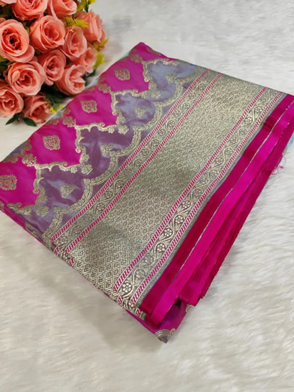 Pink_Rangkat_Mashru_Banarasi_Saree