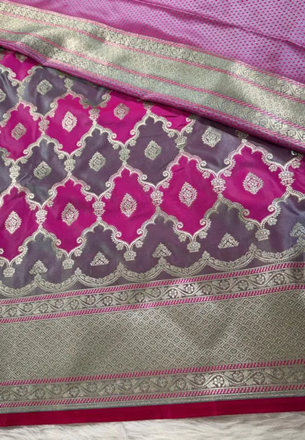Pink_Rangkat_Mashru_Banarasi_Saree