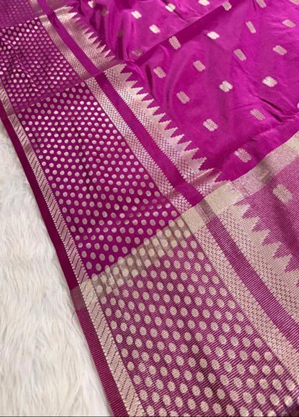 Purple_Buti_Semisilk_Banarasi_Saree