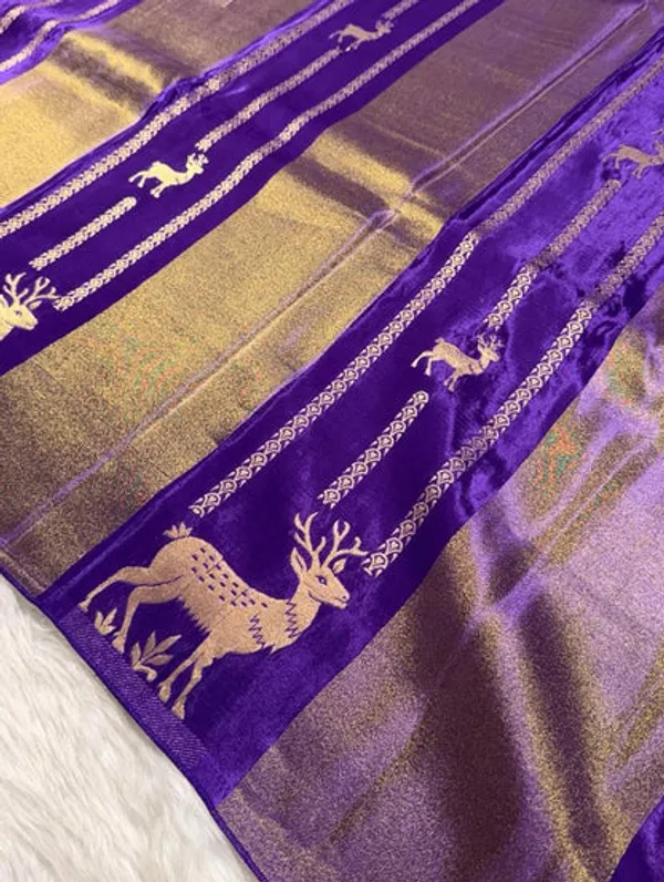 Purple_Crepe_Tissue_Banarasi_Saree