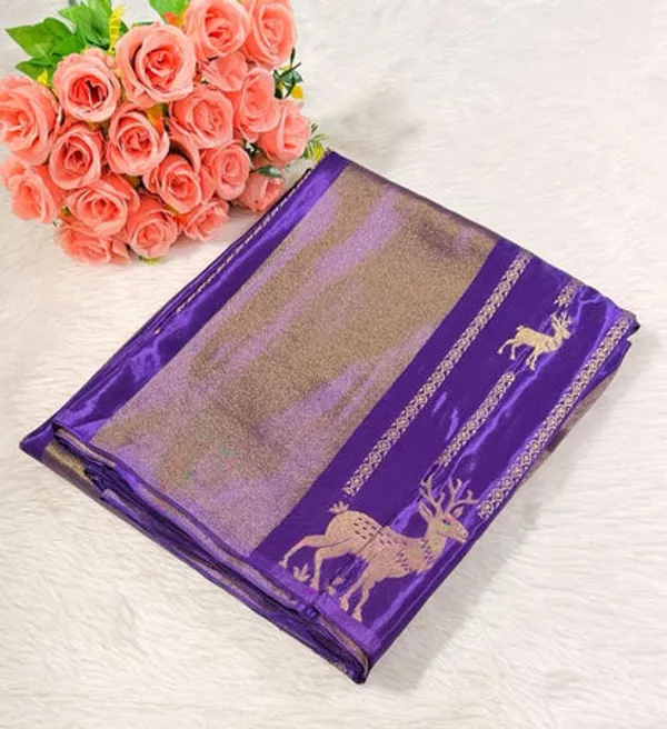 Purple_Crepe_Tissue_Banarasi_Saree