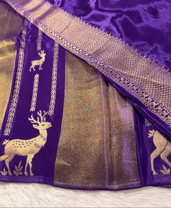 Purple_Crepe_Tissue_Banarasi_Saree