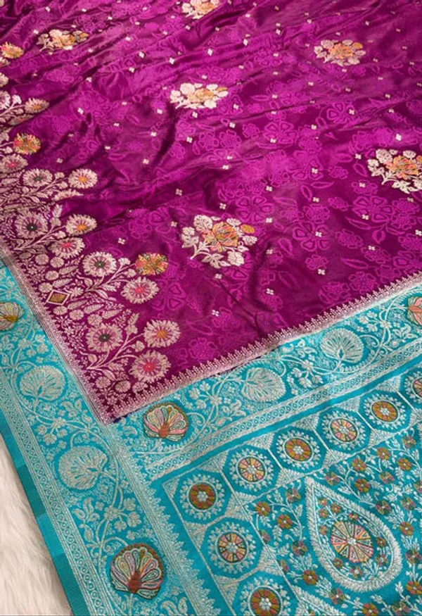 Purple_Satin_Banarasi_Saree