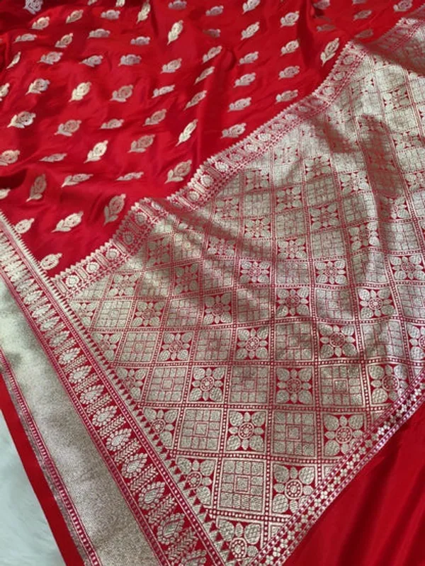 Red_Mashru_Banarasi_Saree
