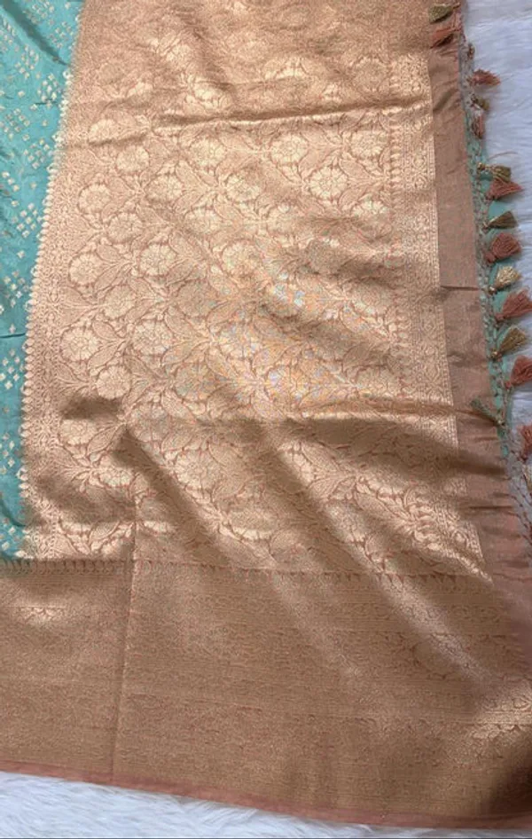 Sea_Green_Semisilk_Banarasi_Saree