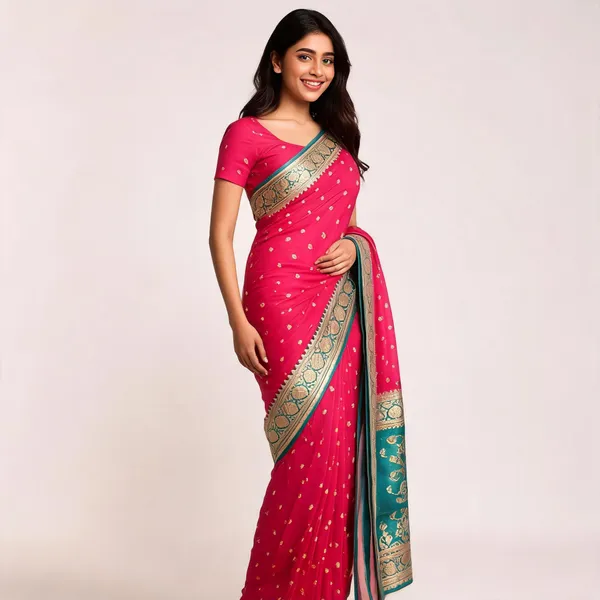 Pink_Katan_Banarasi_Saree