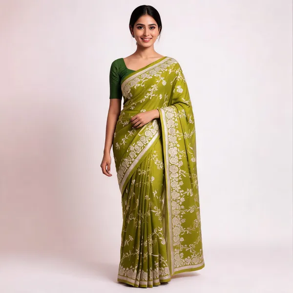 Mehendi_Green_Mashru_Banarasi_Saree
