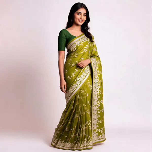 Mehendi_Green_Mashru_Banarasi_Saree